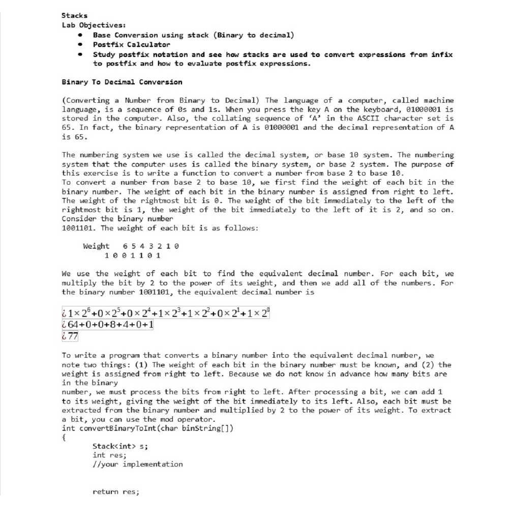 Homework about stack I need this. C or C++ does not