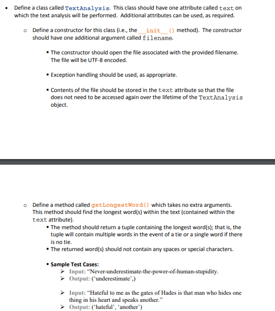 Imporant Note: The following program should be solved only using python 3