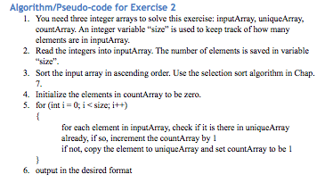 programming project. 7.5) Write a program that reads in a list ofintegers