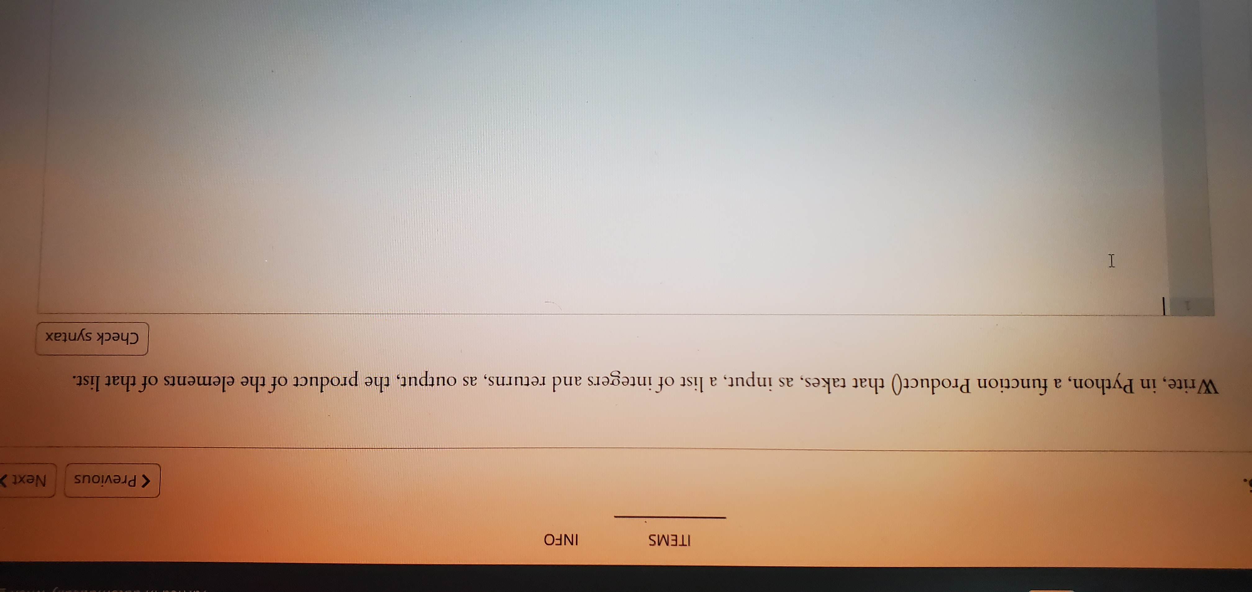  Questions 2: Write, in Python, a function CountNegatives() that counts the