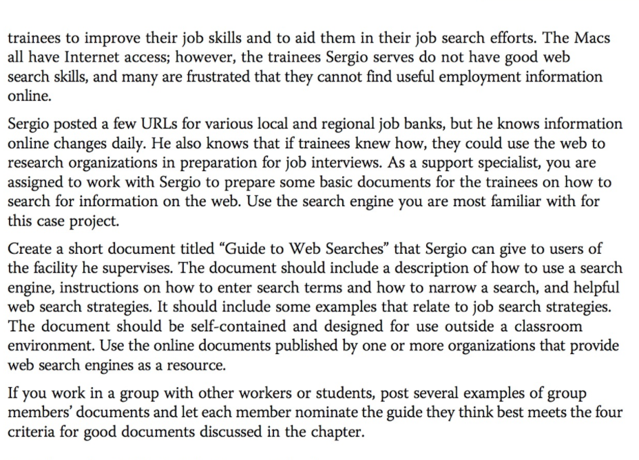 is the supervisor of a computer facility used by trainees in a