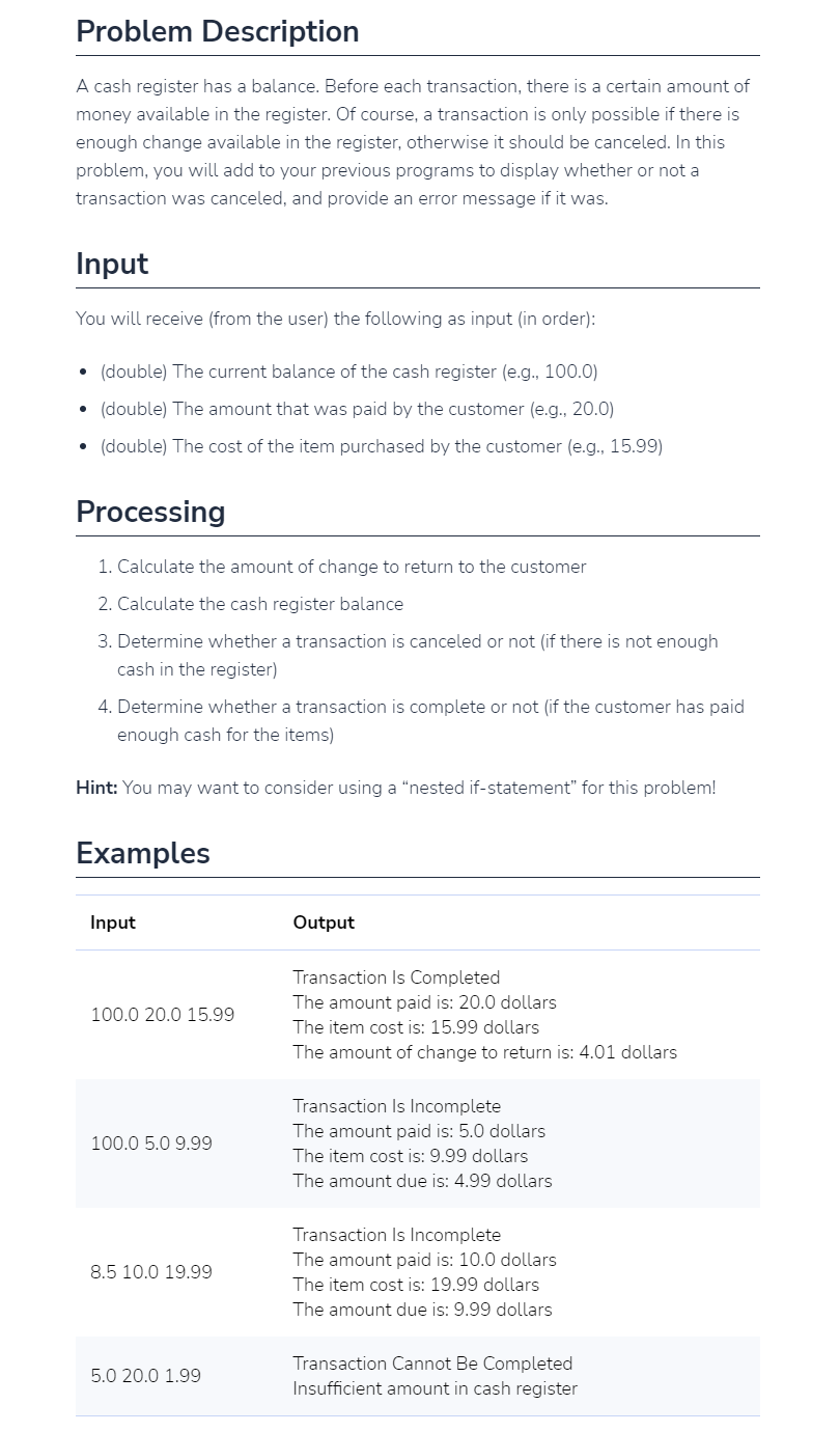 *PLEASE COMPLETE IN JAVA** *PLEASE COMPLETE IN JAVA***PLEASE COMPLETE IN JAVA** *