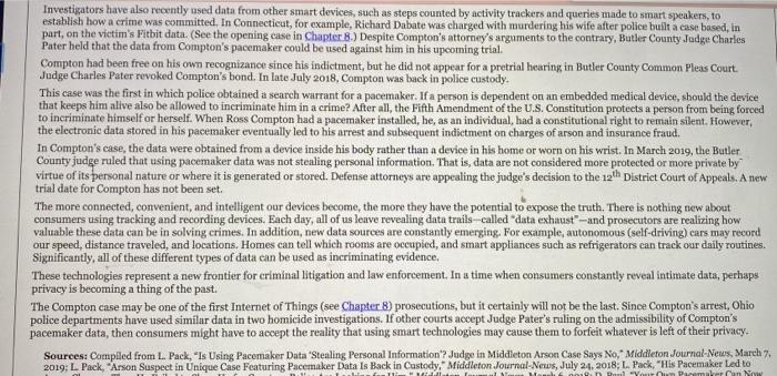On September 19, 2016, a fire broke out at Ross Compton's home