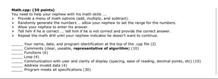 help. The language is c++ Char oP float num1; float num2; //declaring