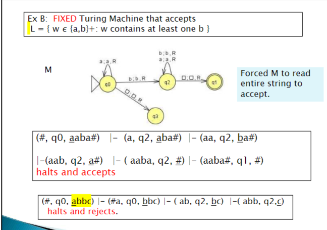  Problem 1 a. Input the Turing Machine M in JFLAP from