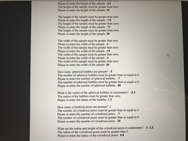 loses its strength and catastrophic failure occurs. You are to create a