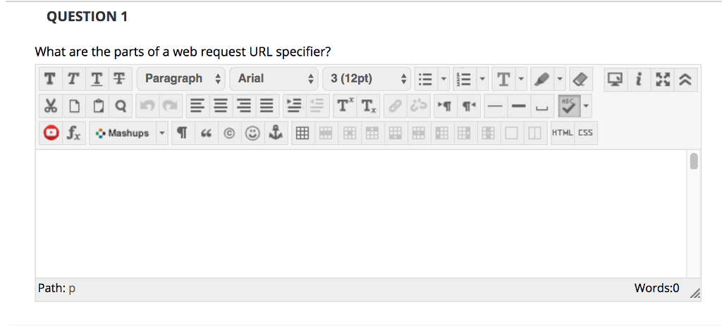 WEB PROGRAMMING Answer each question with a paragraph or two. QUESTION 1