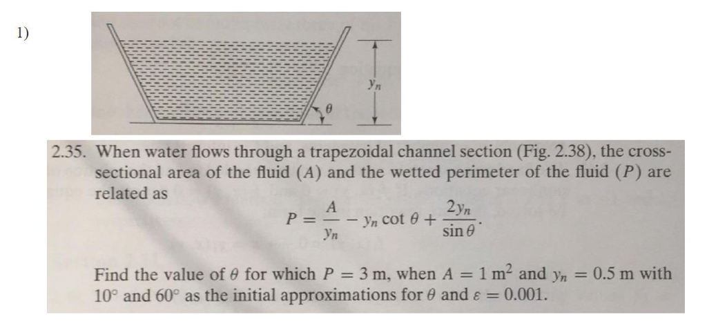 Reconstruct the problems as a root finding (f(x)=0) form. Find the roots