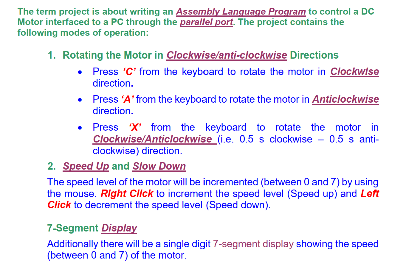 code this in assembly language 8086 ,do not copy other answers they