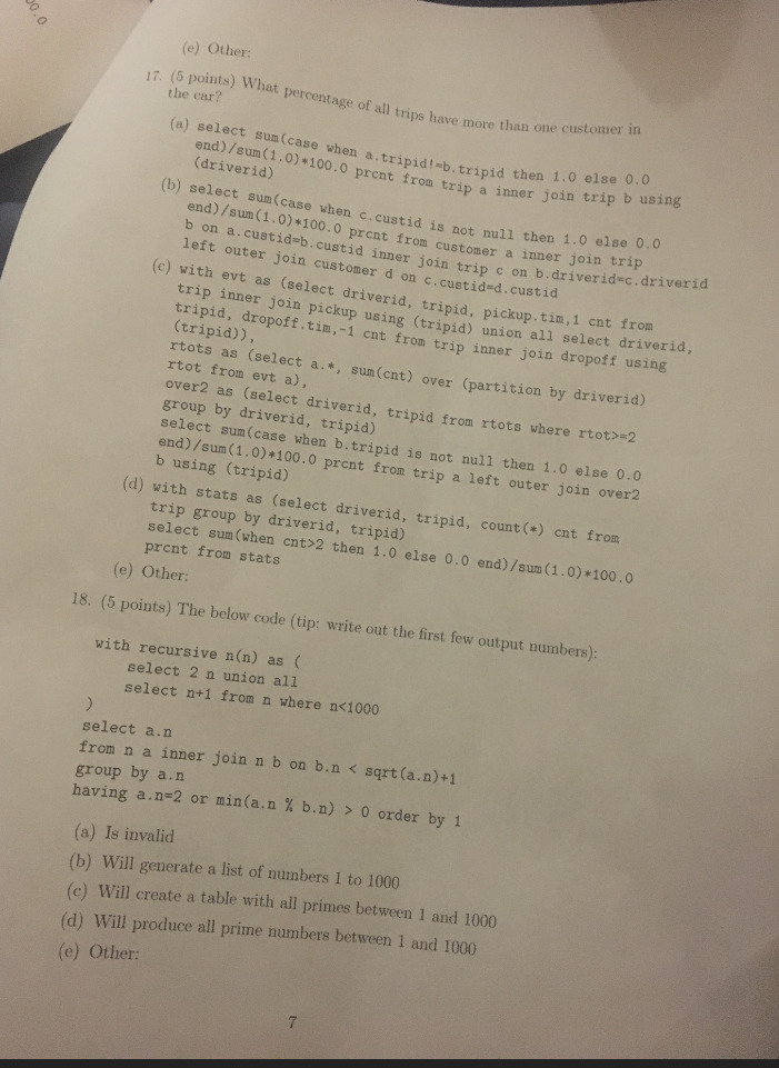 indexes, and huge gener system, no indexes and huge tables, what join