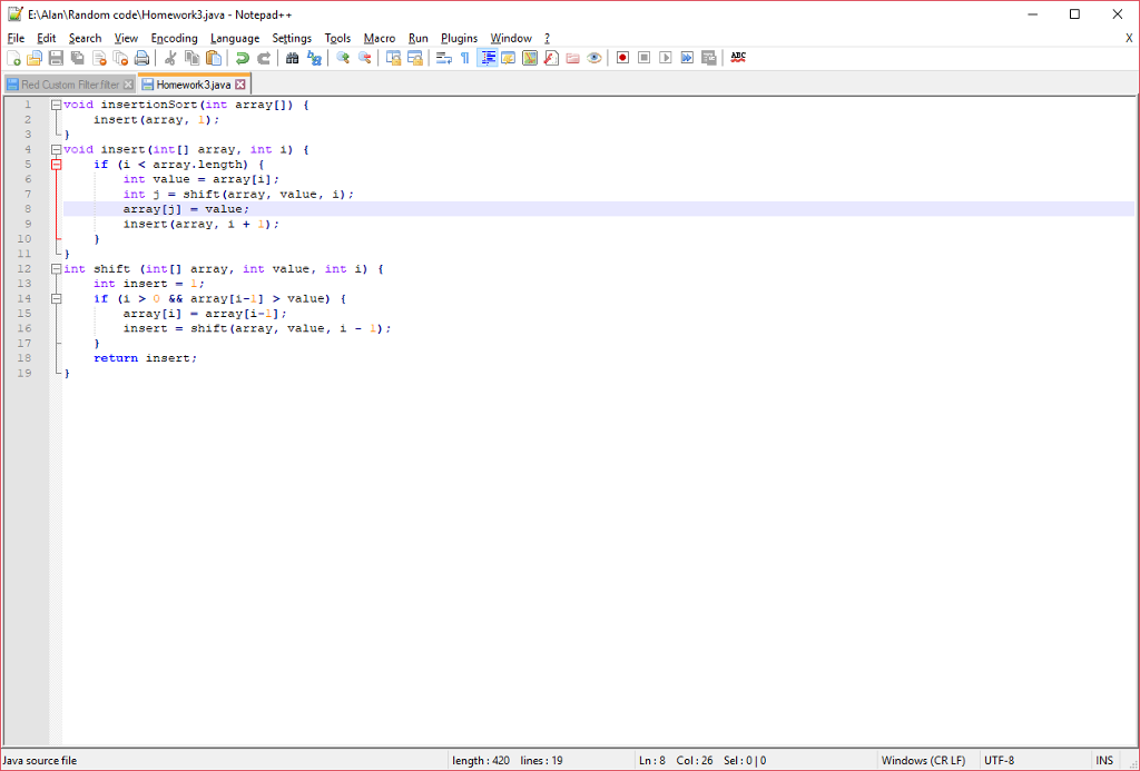 From Question 1: 2. Refer back to the recursion tree you provided