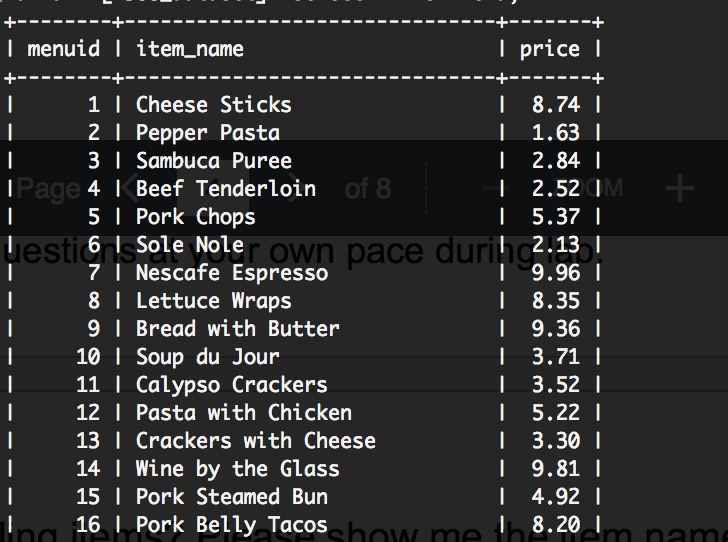 have our Sunday sales (total qty and total sale:s price) for Nescafe