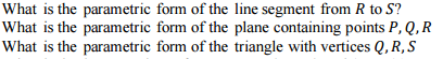 Please help me solve this three-part question for computer graphics, thank you!