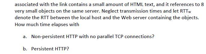 a link to obtain a Web page. The IP address for the