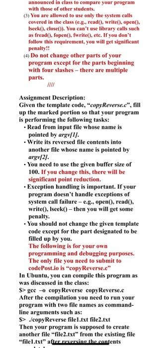  Please help me get the correct answer and code in Linux