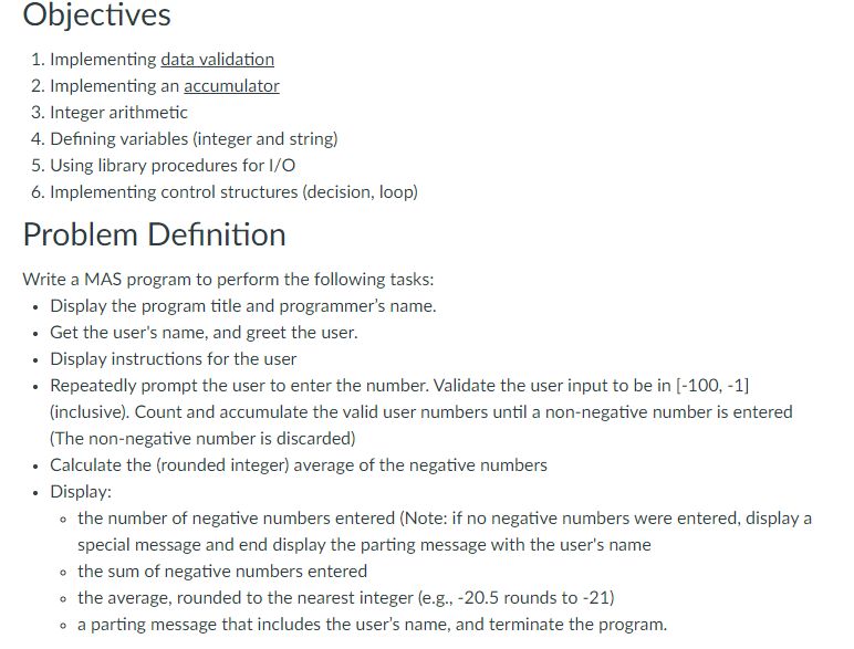  This is a masm assignment, I don't know how to do