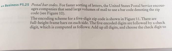  In python3 code Business P5.25 Postal bar codes. For faster sorting
