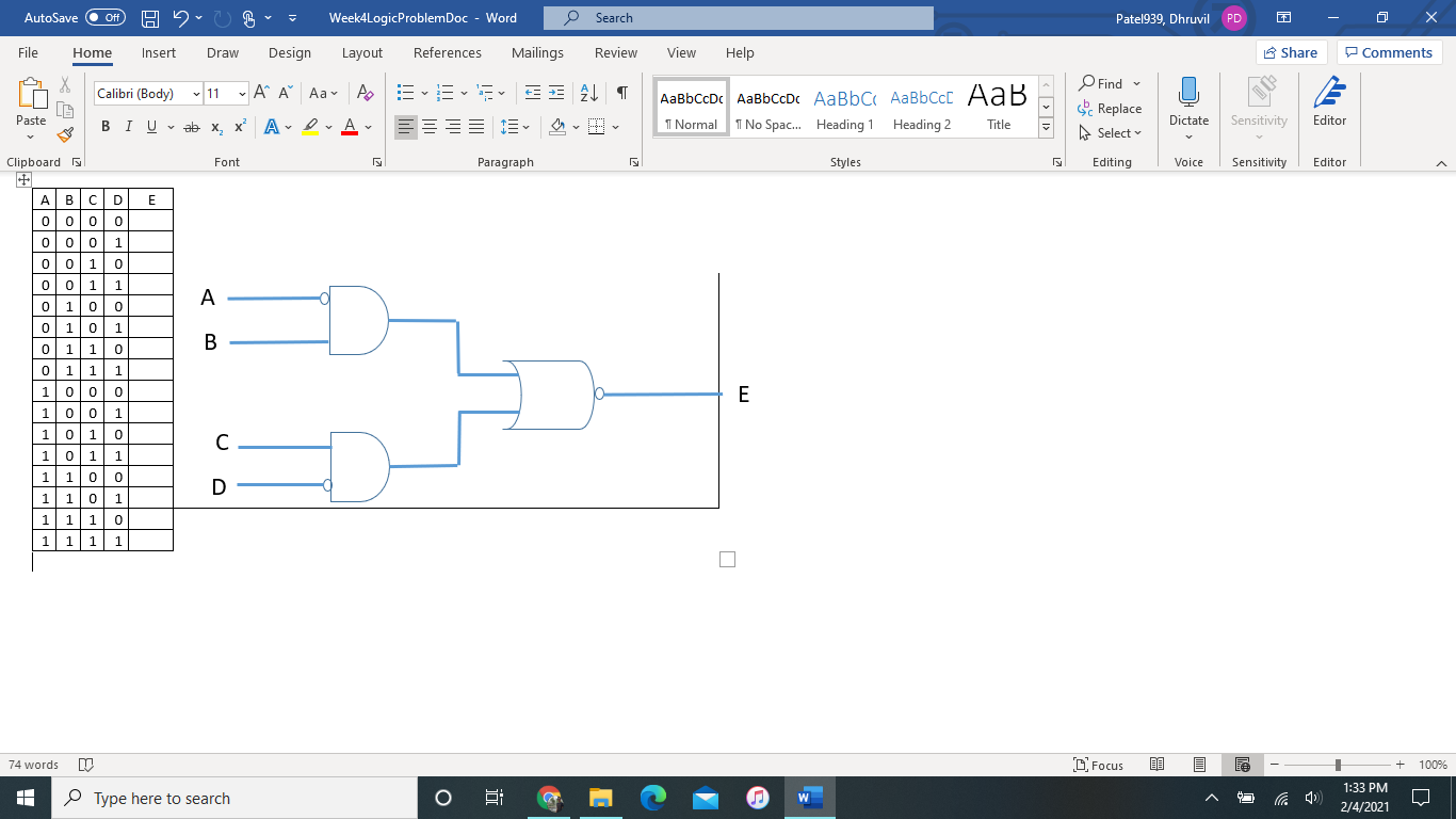 A B C D E 0 0 0 0 0 0