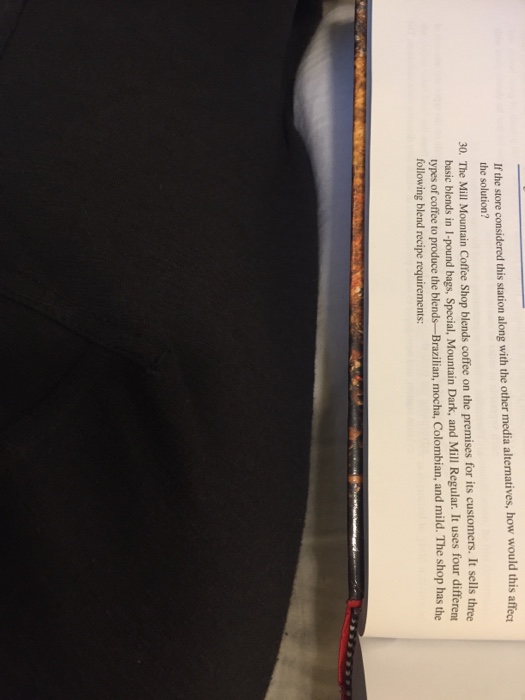  Question #30 please help me create an excel sheet with the