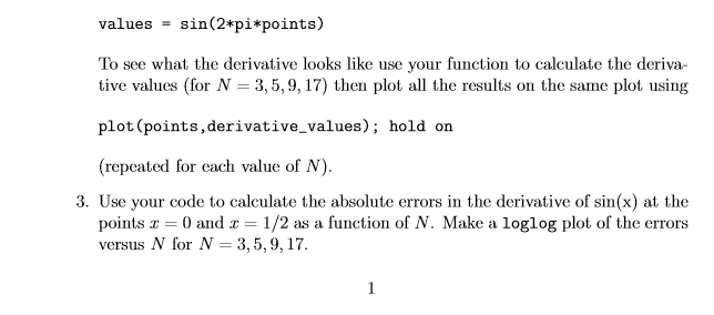 a vector of derivatives at those points. Can someone help me understand