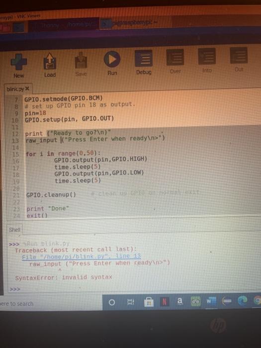 I need help with my code. VC Vine Pleompen Into Out New