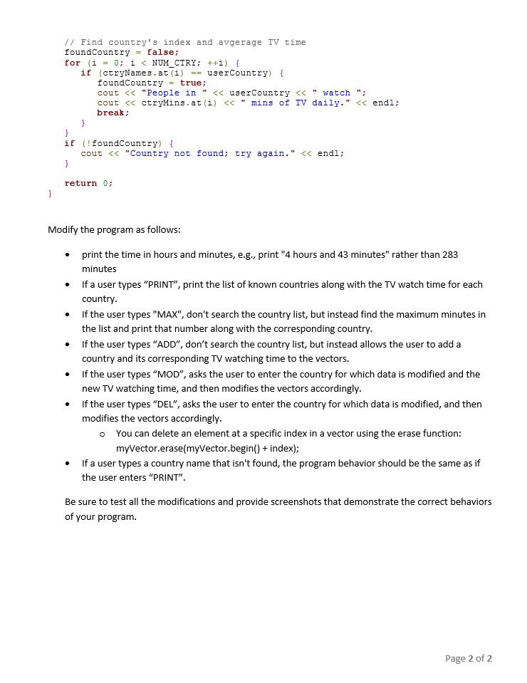 screenshots of your program outputs. 1. The Fibonacci numbers are defined by