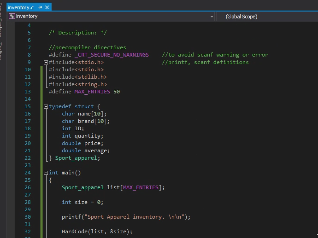 Why am I getting this error ( redefinition, different basic type) for
