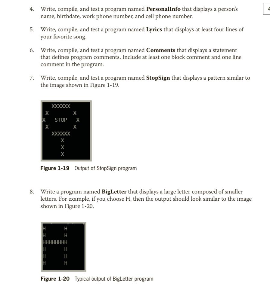  using C# visual studio, please answer these q. Write, compile, and