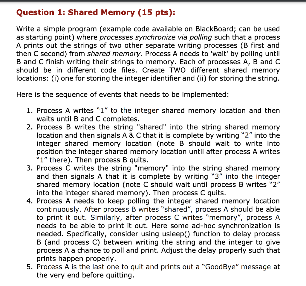  /* * * client.c: Client program * * to demonstrate interprocess