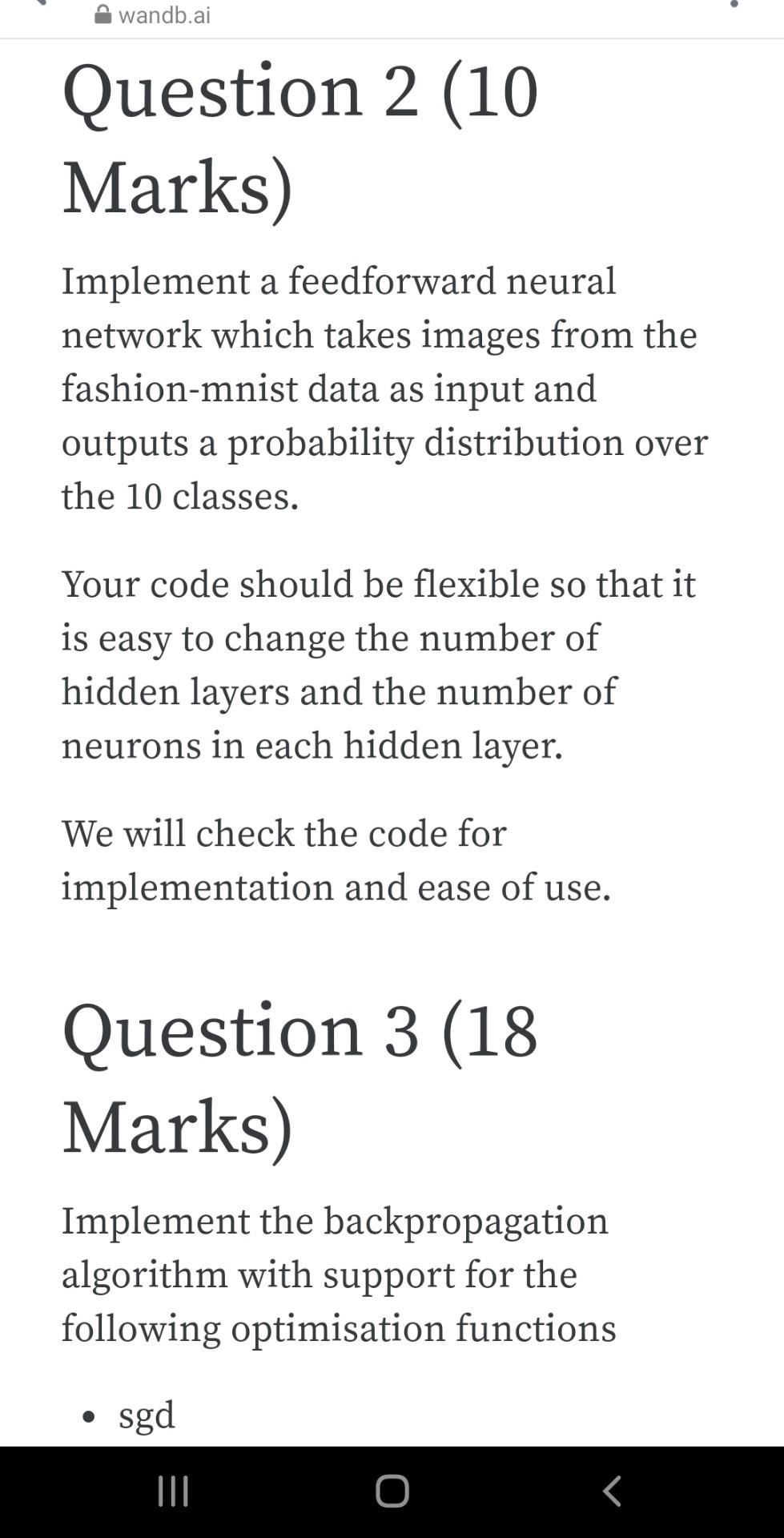 Marks) Download the fashion-MNIST dataset and plot 1 sample image for each