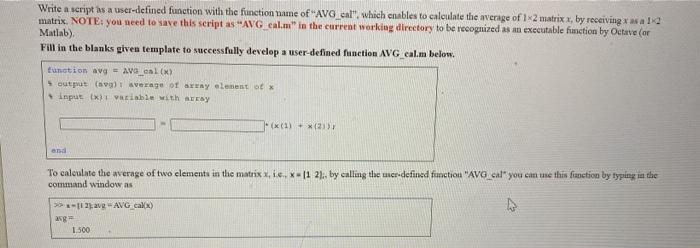  Write a script is a user-defined function with the function name
