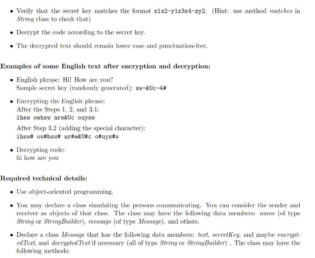 simulate that you are trying to hide some secret information from the