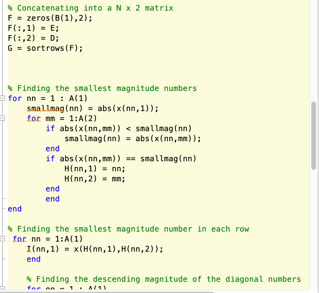 A = [1, 8, -6, 2; 4, -3, 5, 10 ; 6,