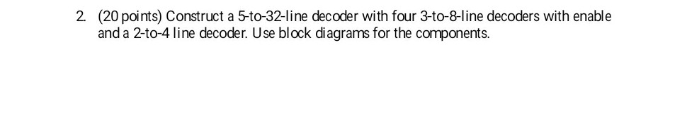 of a 3-to-8-line decoder with active low enable input. 2