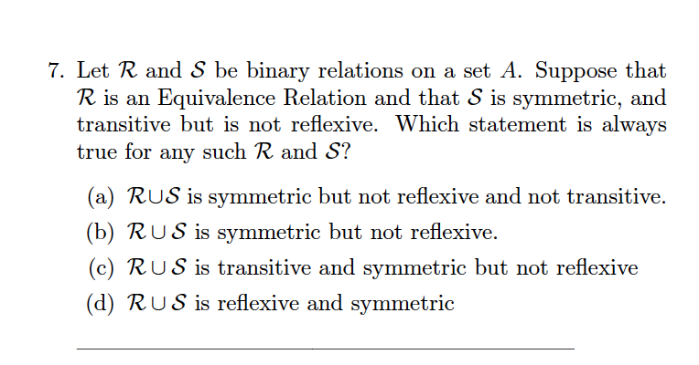  The answer is C. Can someone please explain why? 7. Let