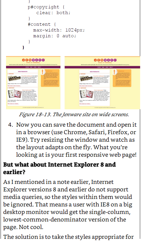 layout based on the width of the display area. I've done the