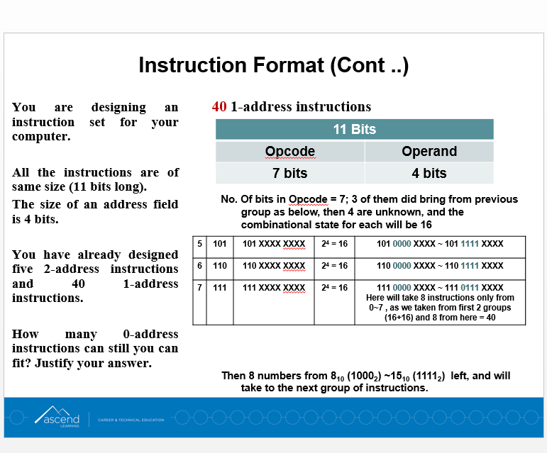 and the size of an address field is 3 bits. The system