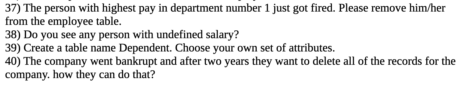 1: Set up the environment which needed to run your queries. This