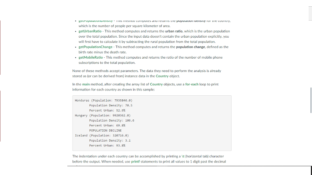of issues related to the development status of countries and regions around