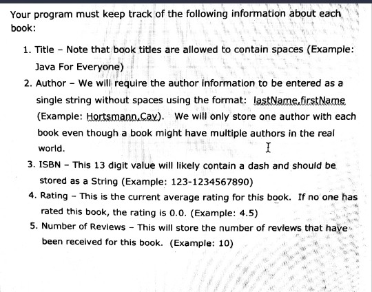  If this could be done that'd be great. Your program must