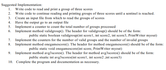 it in in two days. Use Eclipse for Java so I can