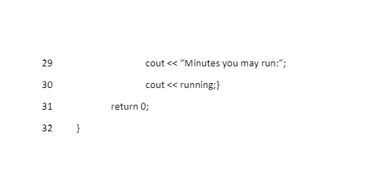 the source code fragments below: 1) Construct a table listing all the