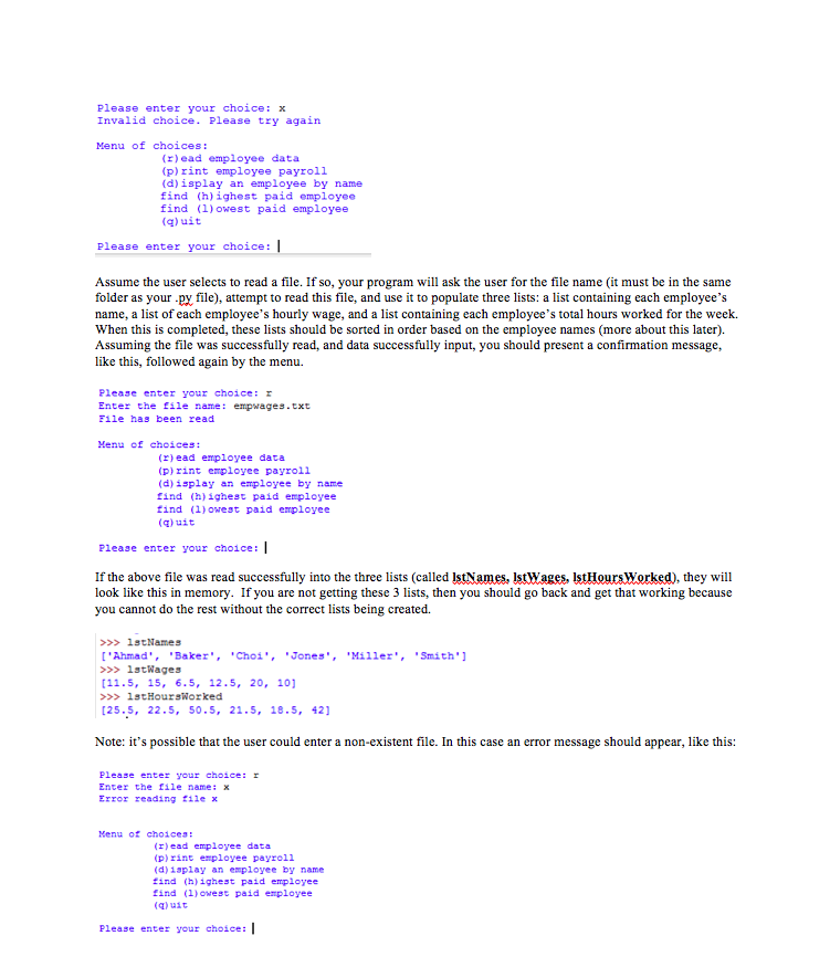 CIS 221 Module 5 (Ch6&13 PA) Employee Payroll Summary For this assignment,