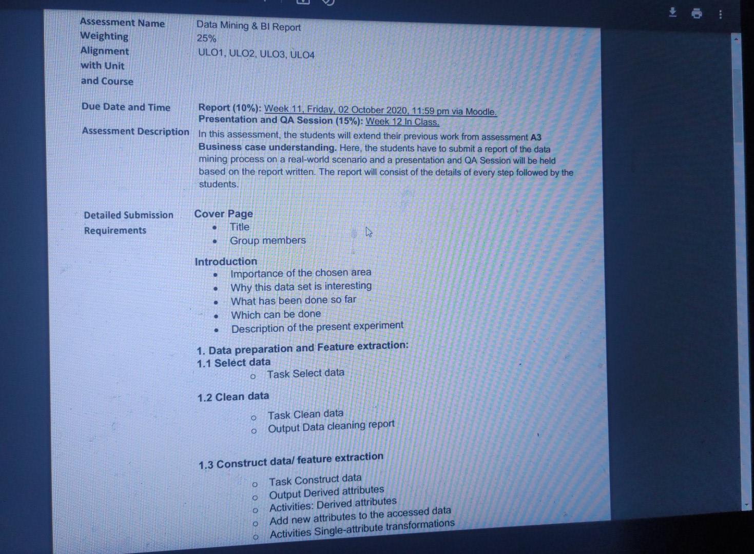 3 Generate test design 3.3 Output Parameter settings o Activities - Set
