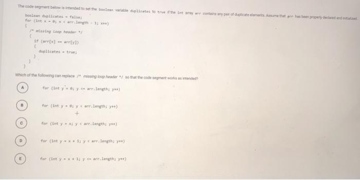 return Index; > What precondition is needed on the values array so