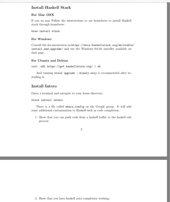 Would you do #2 using emacs ? Lab 1: Github, Haskell and