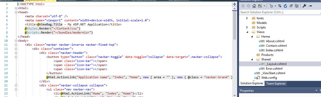 l am really confused where to put the all common header to