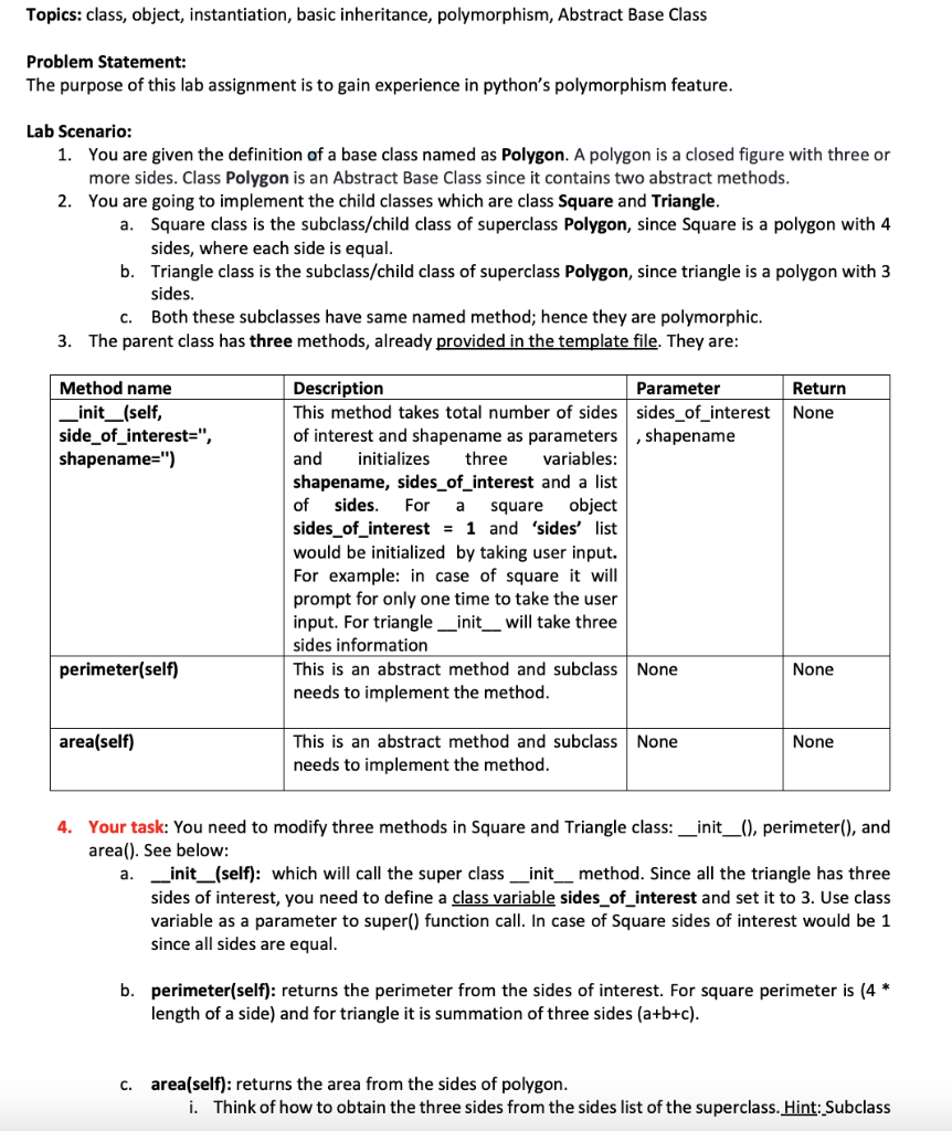  Need help finishing this, please!! Topics: class, object, instantiation, basic inheritance,