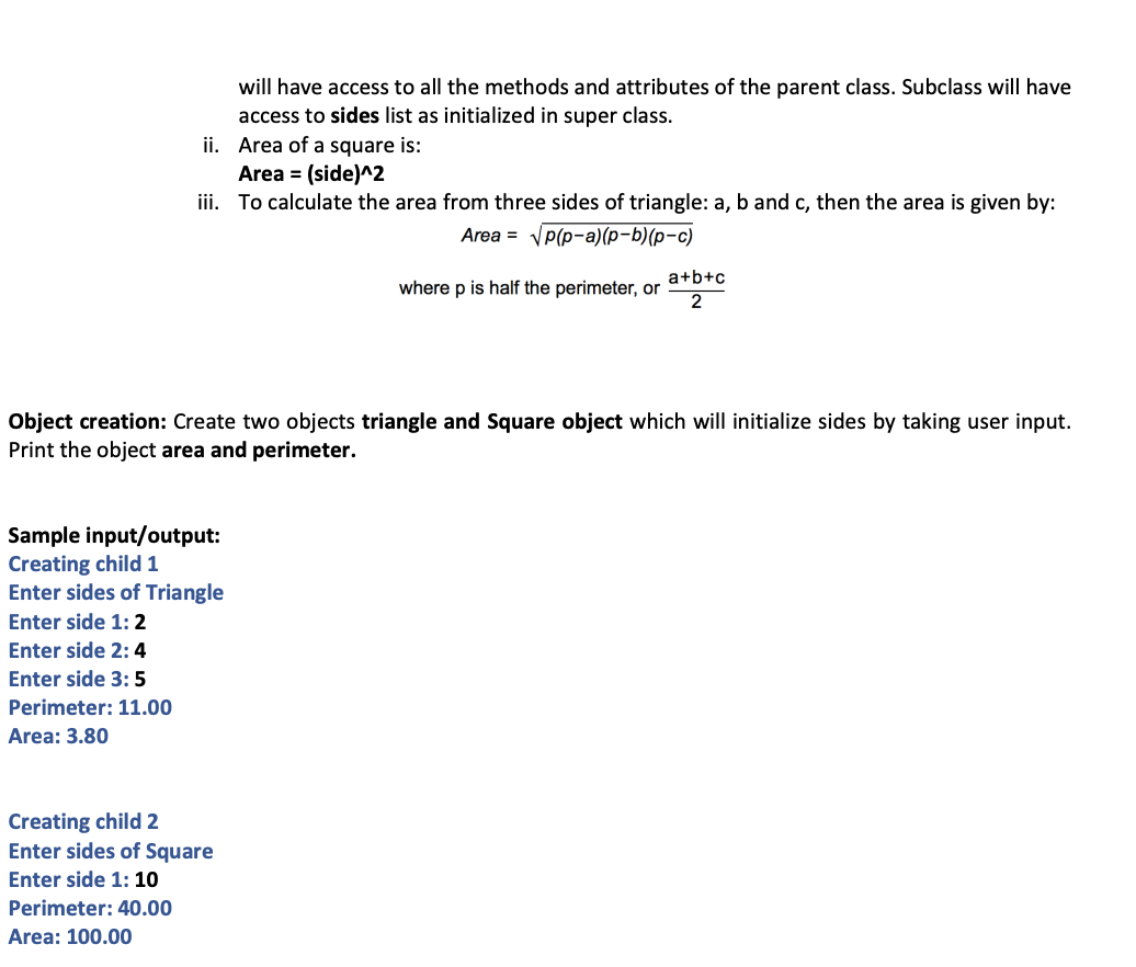 polymorphism, Abstract Base Class Problem Statement: The purpose of this lab assignment