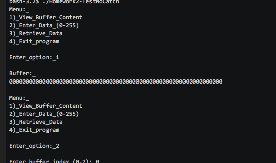 cases should pass. Thanks You program shall allow the user to store